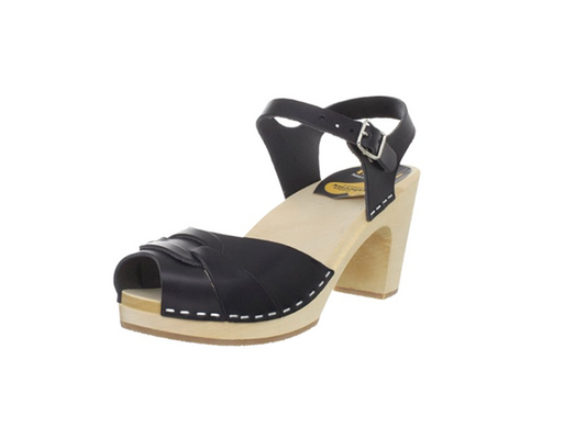PEEP TOE SUPER HIGH - BLACK