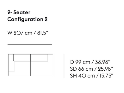 CONNECT SOFT SOFA GRAU